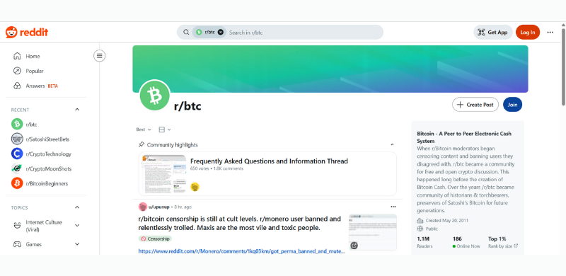 Top 8 Crypto Subreddits You Need To Follow In 2025 12 BTC