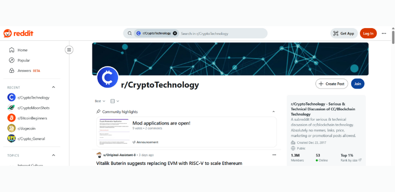 Top 8 Crypto Subreddits You Need To Follow In 2025 10 Crypto Technology