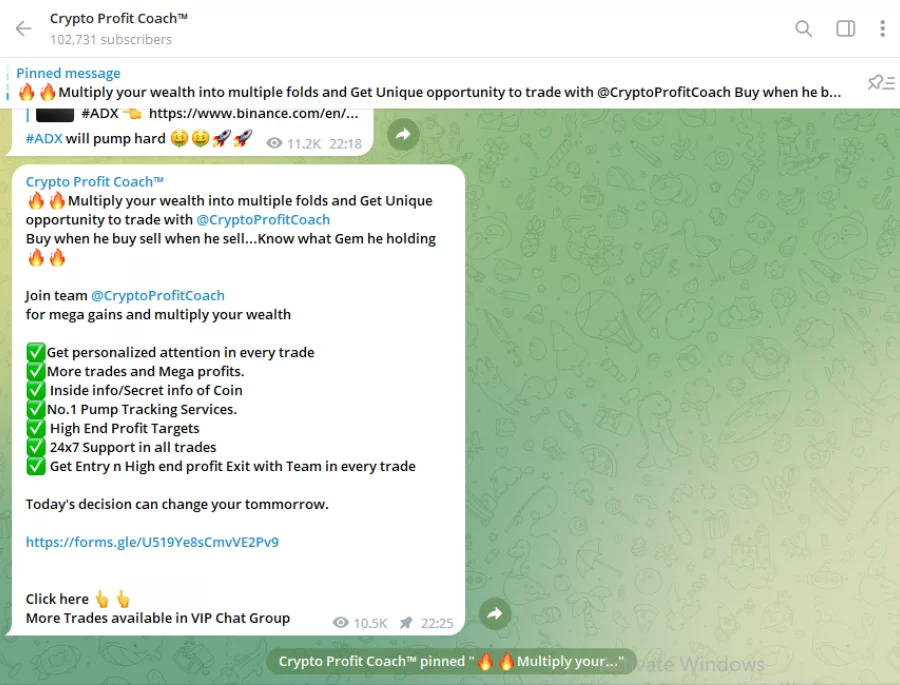 Crypto Telegram Group - Crypto Profit Coach