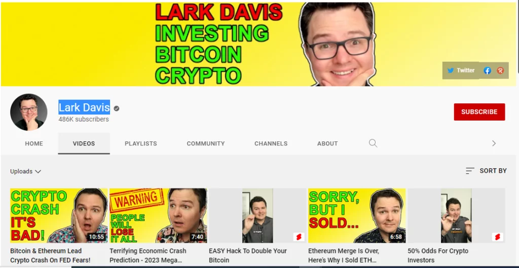 Expert crypto youtube channel