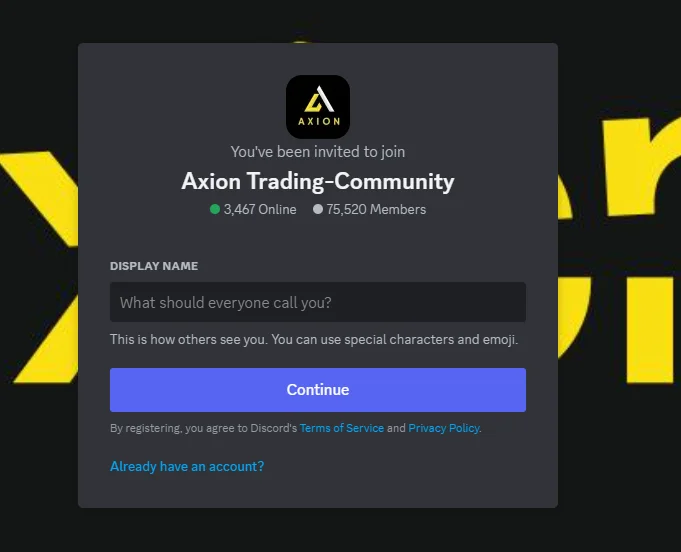 Axion Crypto Community Discord Server
