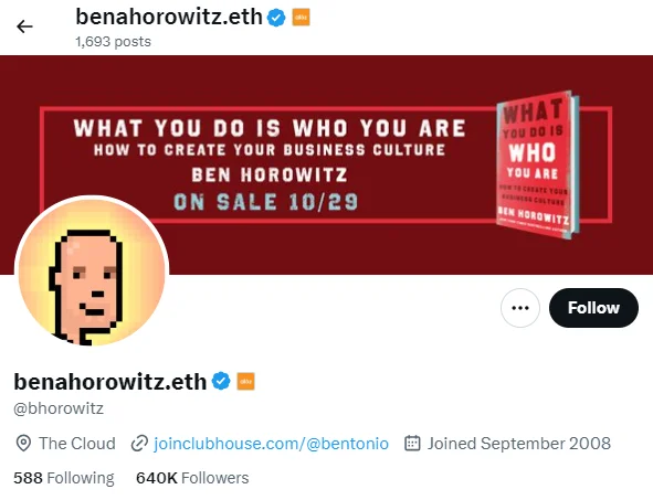Crypto Twitter Influencer Ben Horowitz